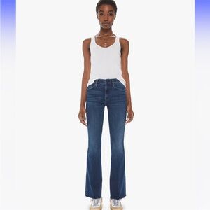 MOTHER The Weekender Fray Size 34 NWT